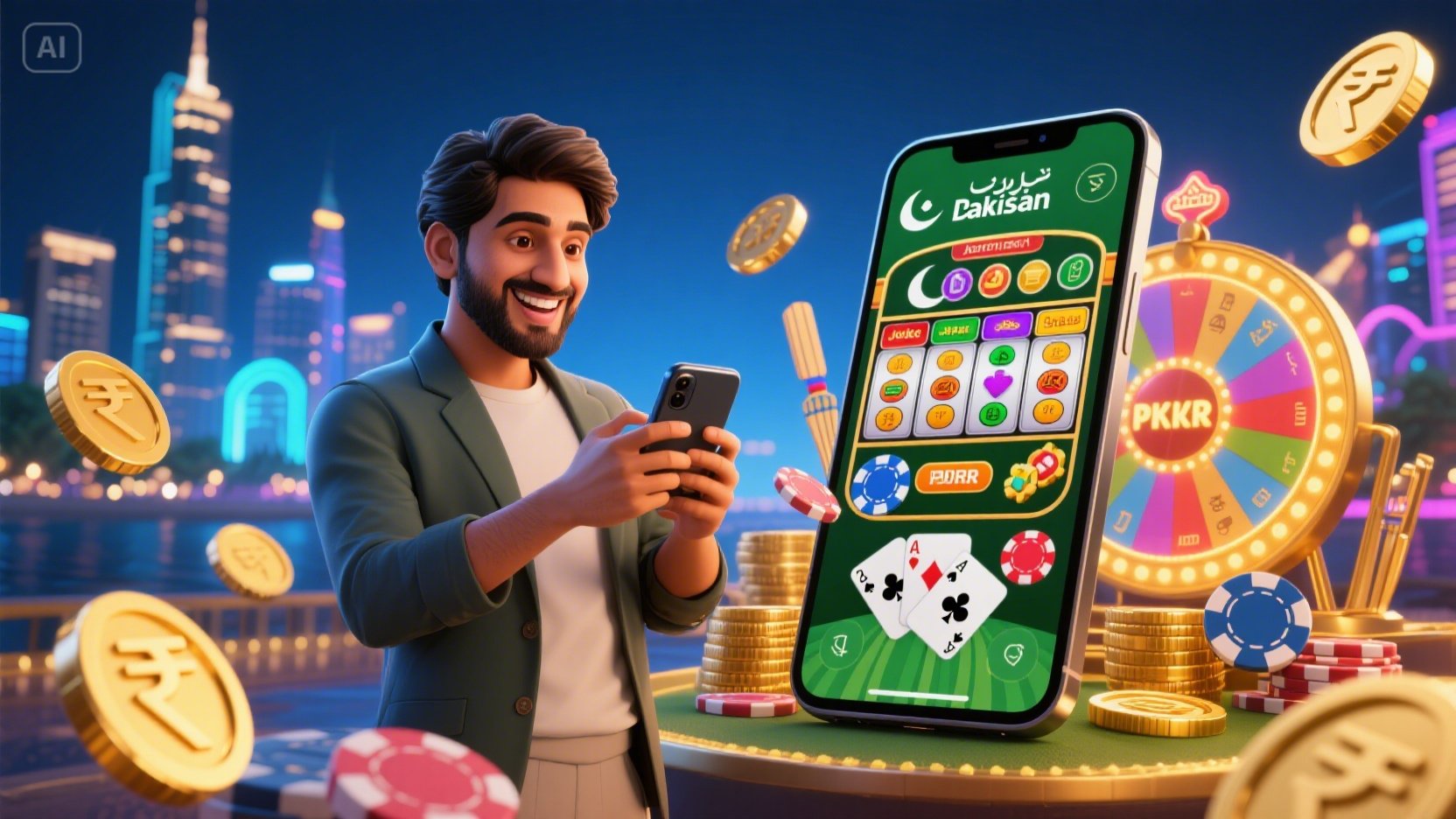Casino welcome slots game desktop and mobile interfaces